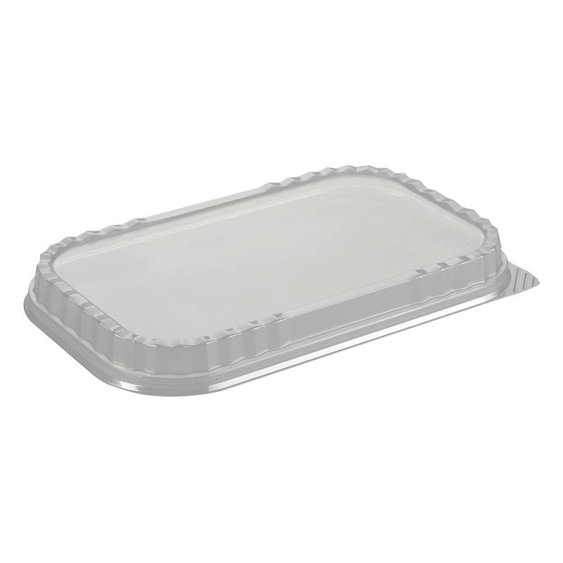 L&aring;g dome dPET t/foliebakke til 1096ml & 1400ml 100stk/pak