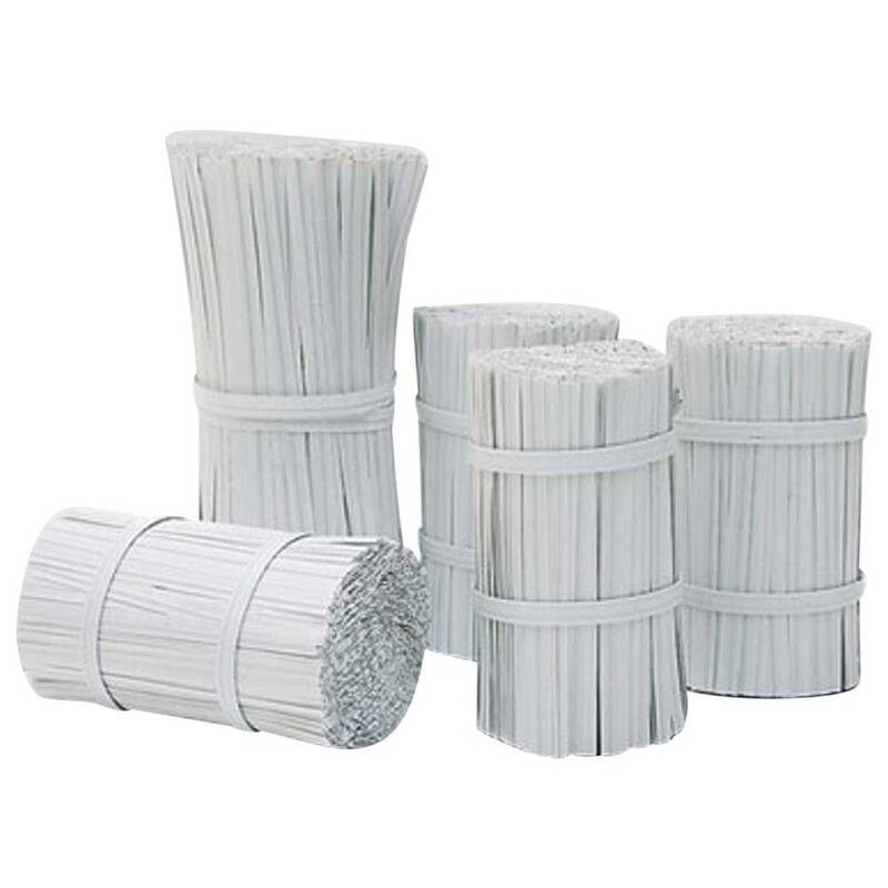 Gun clips 63mm 1000stk/pak hvide 1466 Plastclips metal