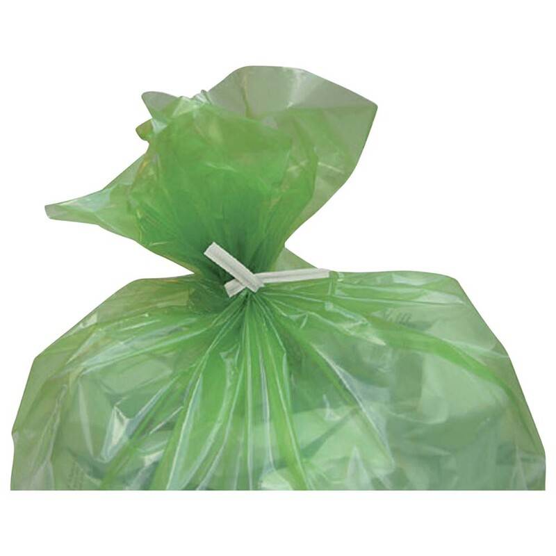 Twist-Ties PE 60mm hvid 1000stk/pak Plastclips metal pakke a 100 stk