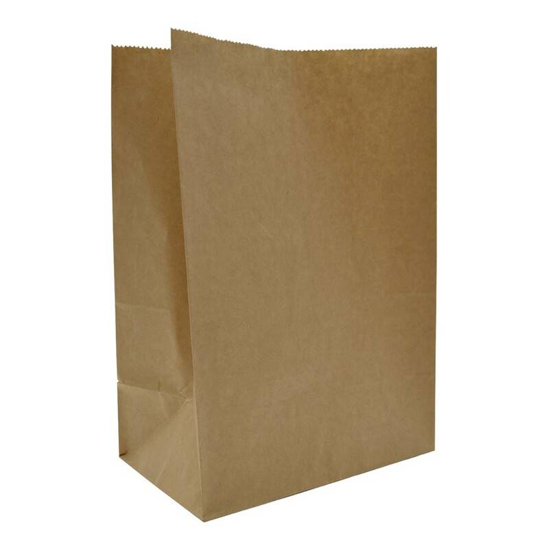 Papirspose 180/110x265mm brun 60g SOS nr 3 500stk/pak