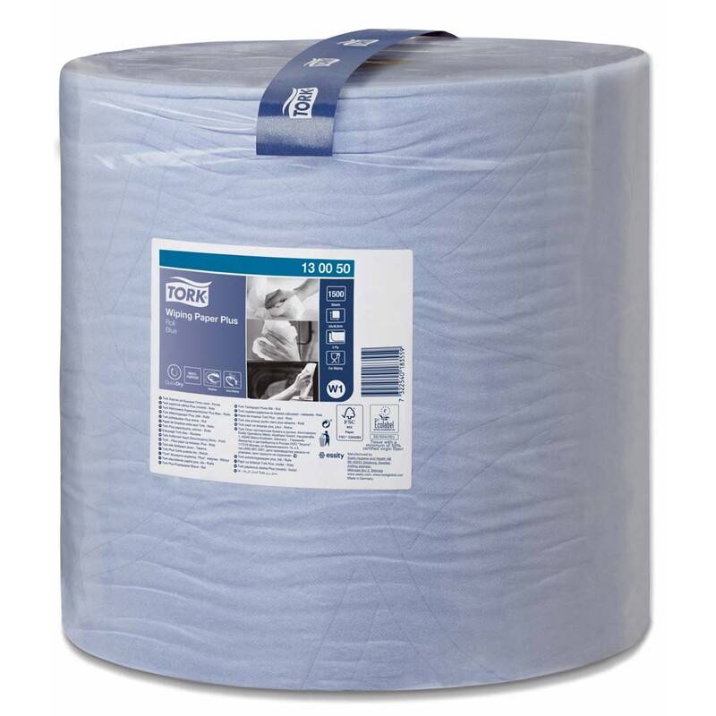 Aft&oslash;rringspapir Tork Plus W1 2-lags bl&aring; 510m 130050 1rl