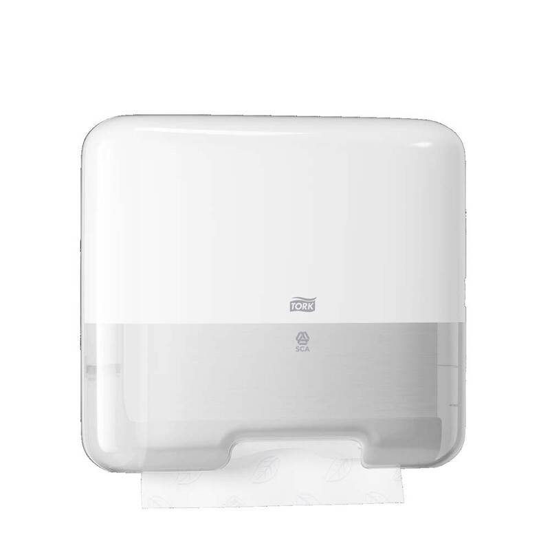 Tork H3 Mini dispenser h&aring;ndkl&aelig;deark hvid 553100