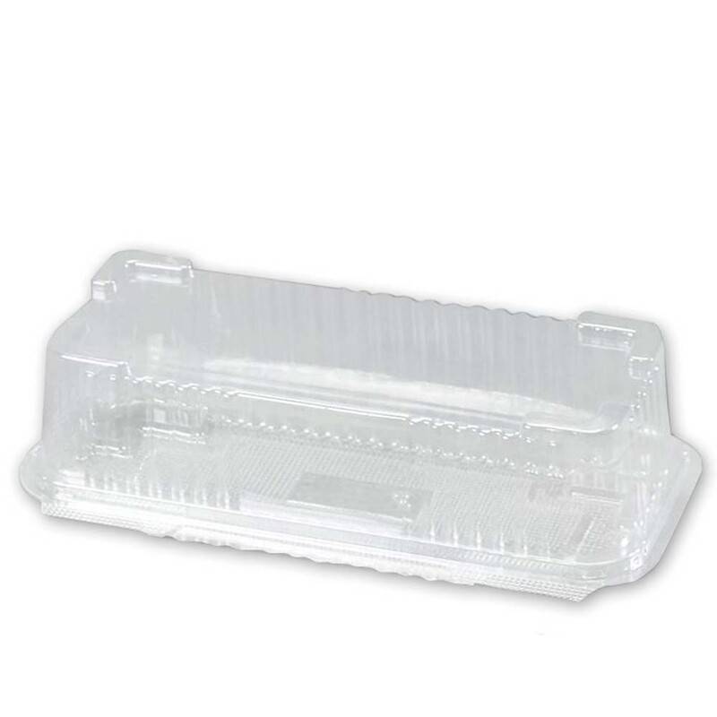Plastbakke m/h&aelig;ngslet l&aring;g v421 flutesbox 220x111x67mm 450stk