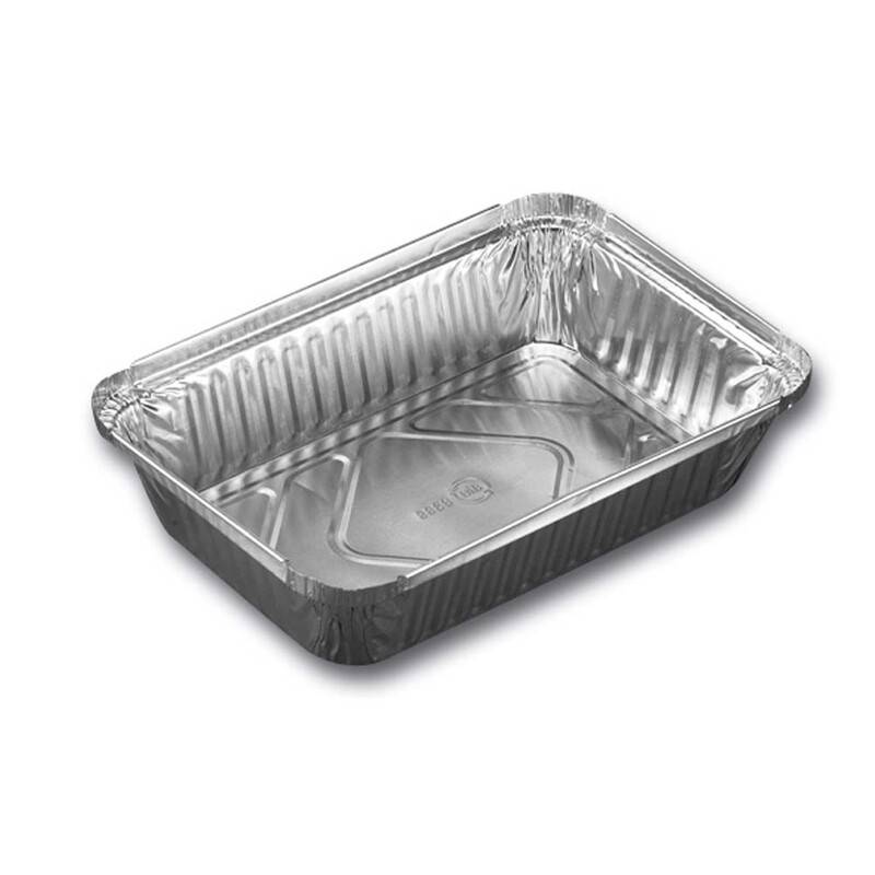 Foliebakke 8389 890ml 73my sort/alu 207x141x41mm 100stk/pak