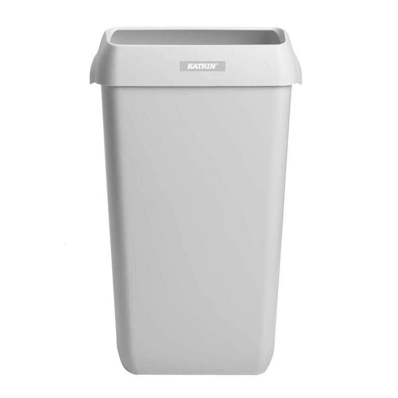 Affaldskurv Katrin Waste Bin hvid plast 25l 91899