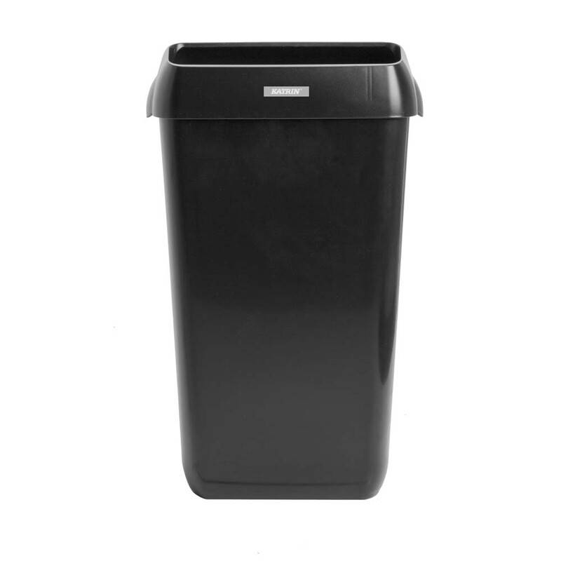 Affaldskurv Katrin Waste Bin sort plast 50l 92285