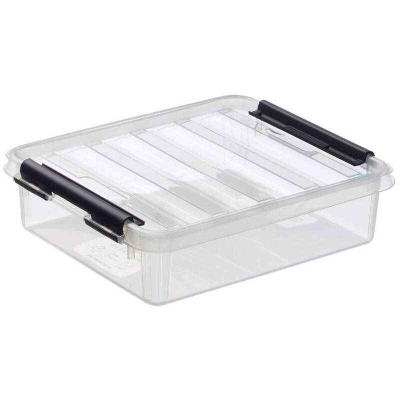 Plastkasse SmartStore Classic 1 1l m/l&aring;g 21x17x6cm