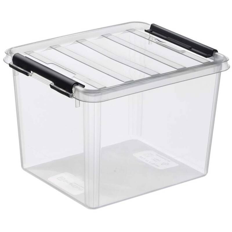 Plastkasse SmartStore Classic 3 3l m/l&aring;g 21x17x15cm