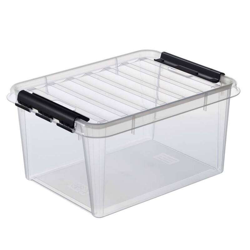 Plastkasse - SmartStore Classic 31 32l m/l&aring;g 50x39x26cm