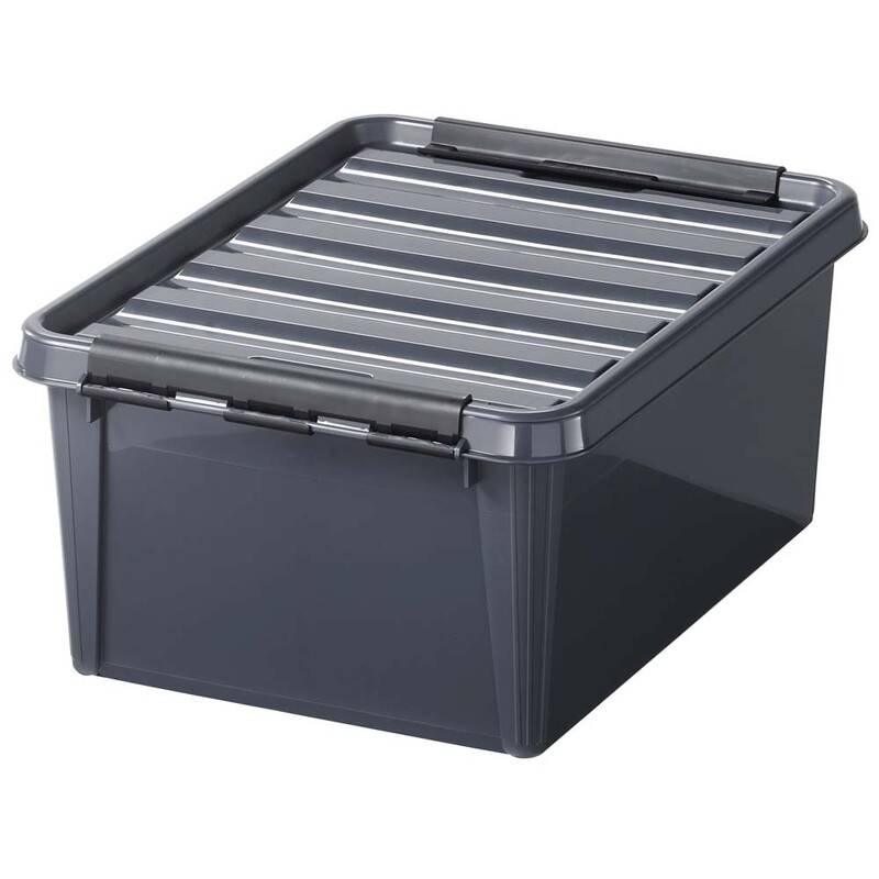 Plastkasse SmartStore Classic 15 gr&aring; 15l 40x30x19cm