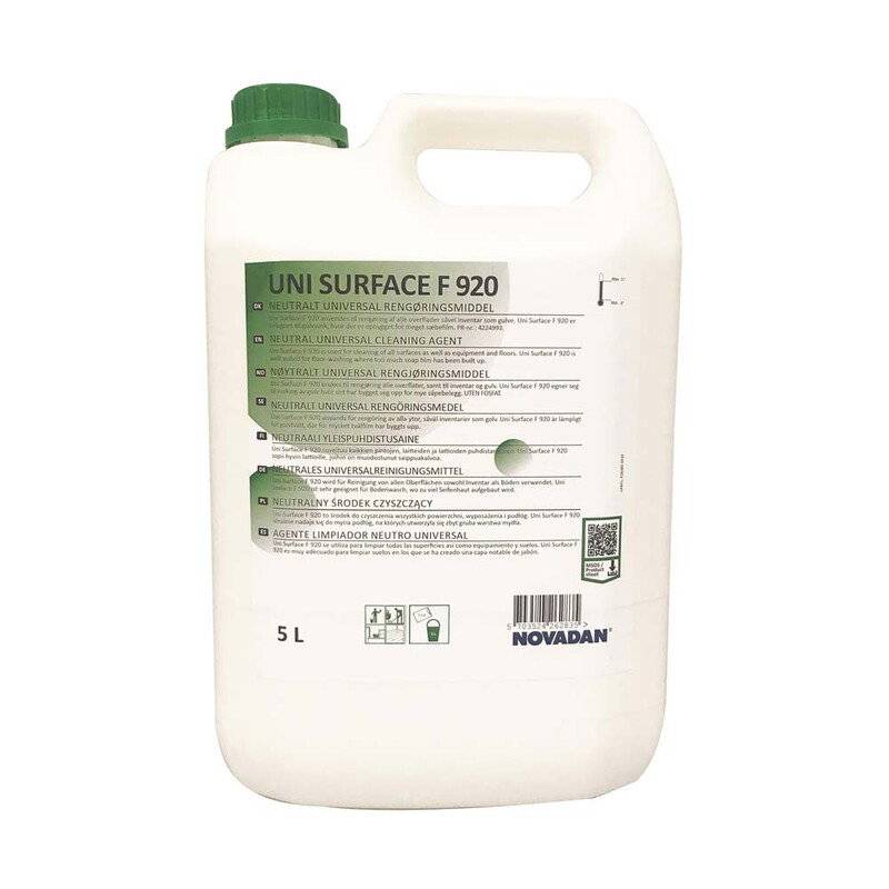 Universalreng&oslash;ring Uni Surface F920 m/farve og parfume 5l
