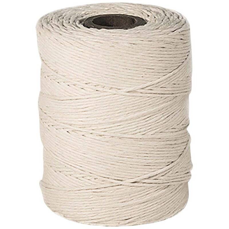 Bindegarn 2/6 bomuld hvid 250g 1,2mmx225m