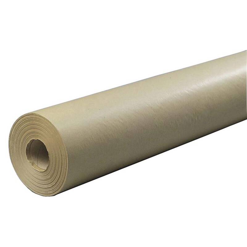 Papir kraft brun 55cmx250mx50g m/papr&oslash;r 7,5kg Mer'for pengene