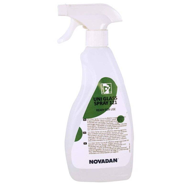 Vinduesrens Uni 121 Glass Spray 750ml/stk