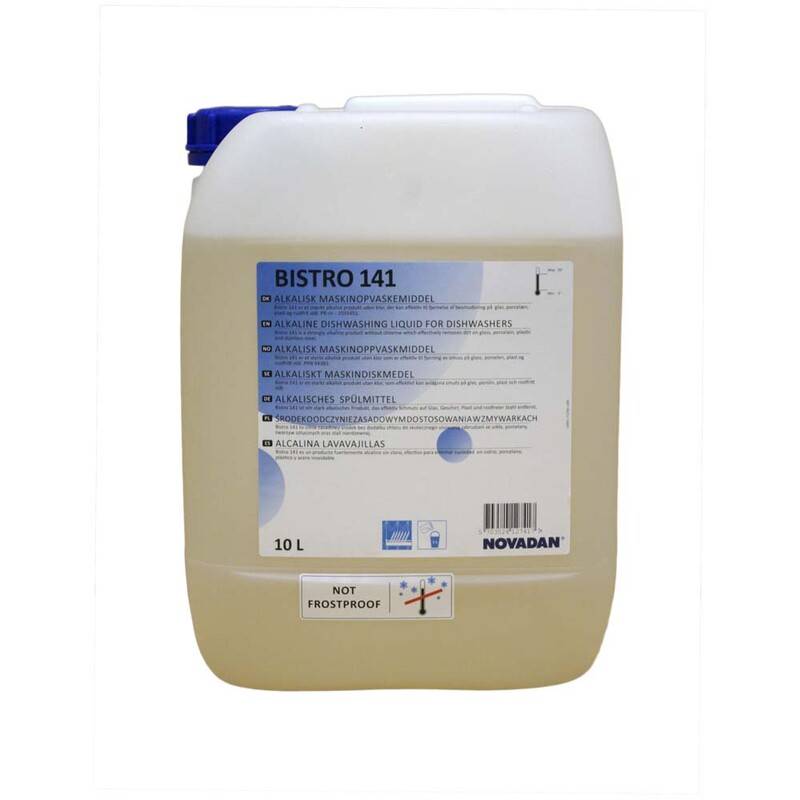 Maskinopvask Bistro 141 10l uden klor Maskinopvask industri Novadan