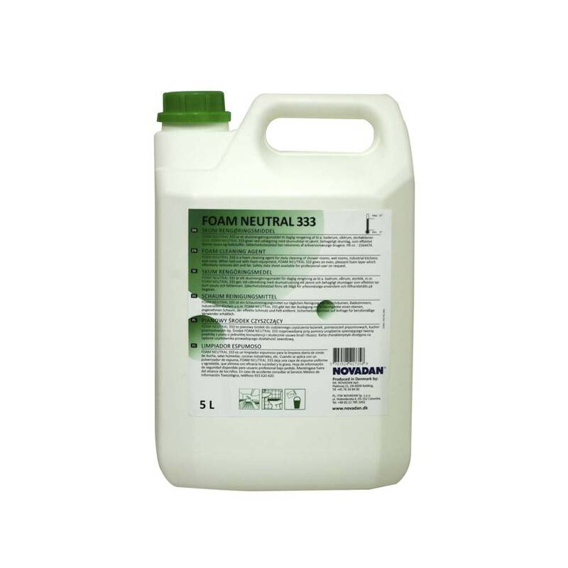 Skumreng&oslash;ring Foam Neutral 333 5l K&oslash;kkenreng&oslash;ring Novadan 5.000 l