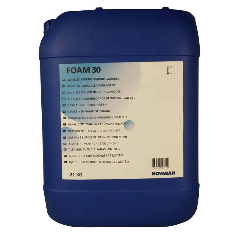 Skumreng&oslash;ring Foam 30 21kg/stk K&oslash;kkenreng&oslash;ring Novadan 20.000 l