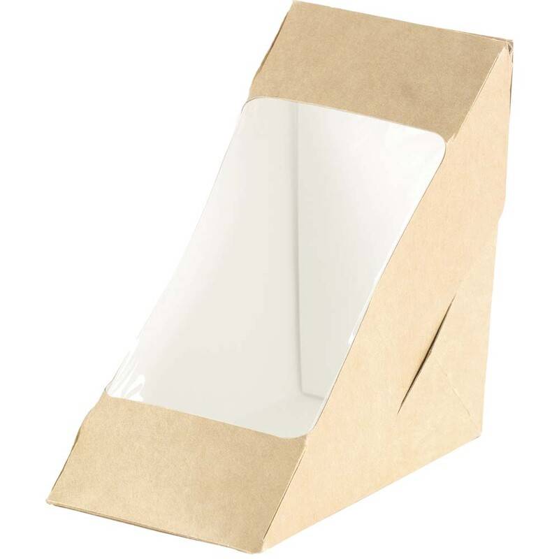 Sandwich&aelig;ske t/wraps PLA 175x75x90mm 500stk/pak
