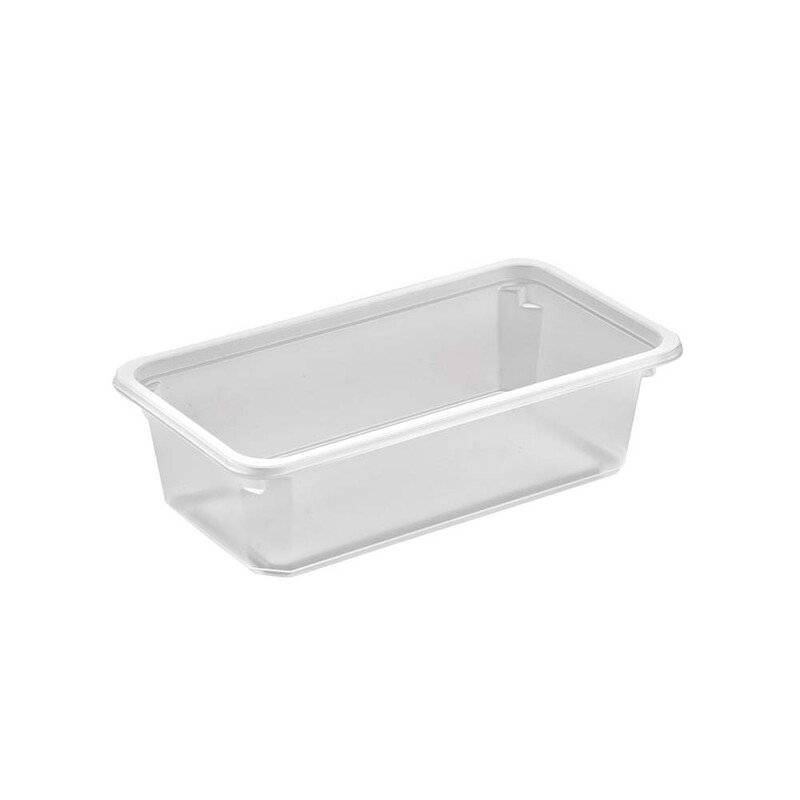 Plastbakke K2182-1F PP 178x98x50mm 605ml 608stk/kar