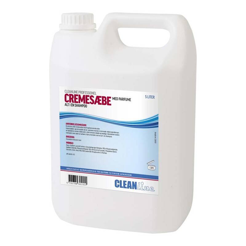 S&aelig;be Cleanline Luxus Cremes&aelig;be 5l Aloe Vera 5.000 l hvid