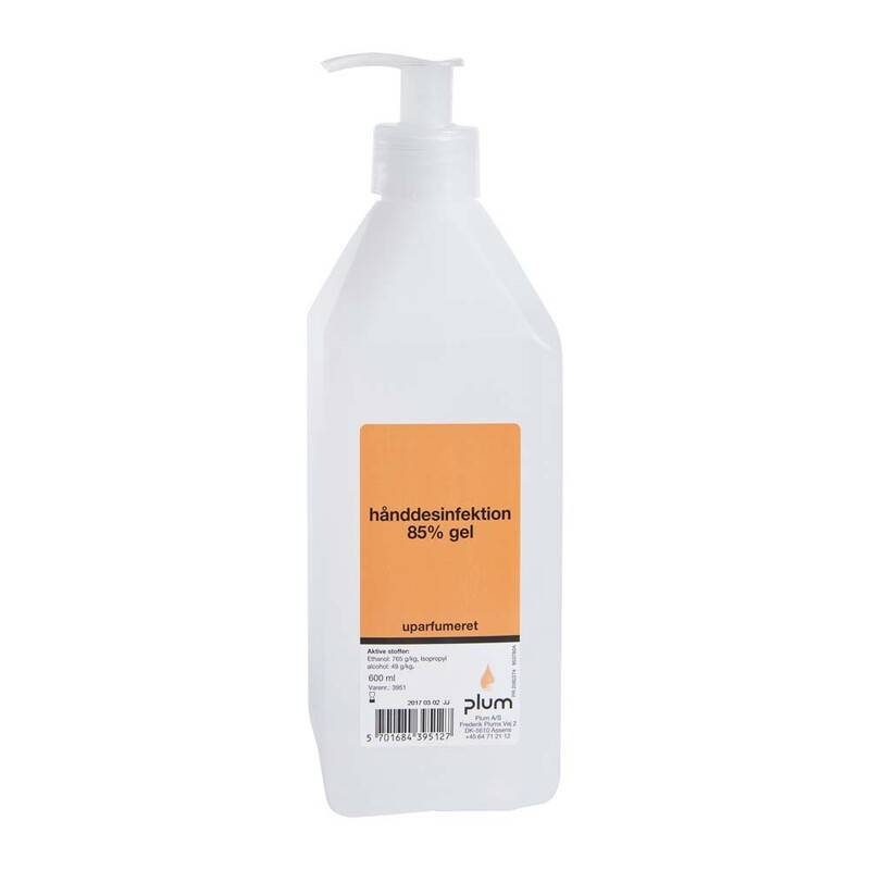 Spritgel - 85% desinficering 600ml pumpeflaske