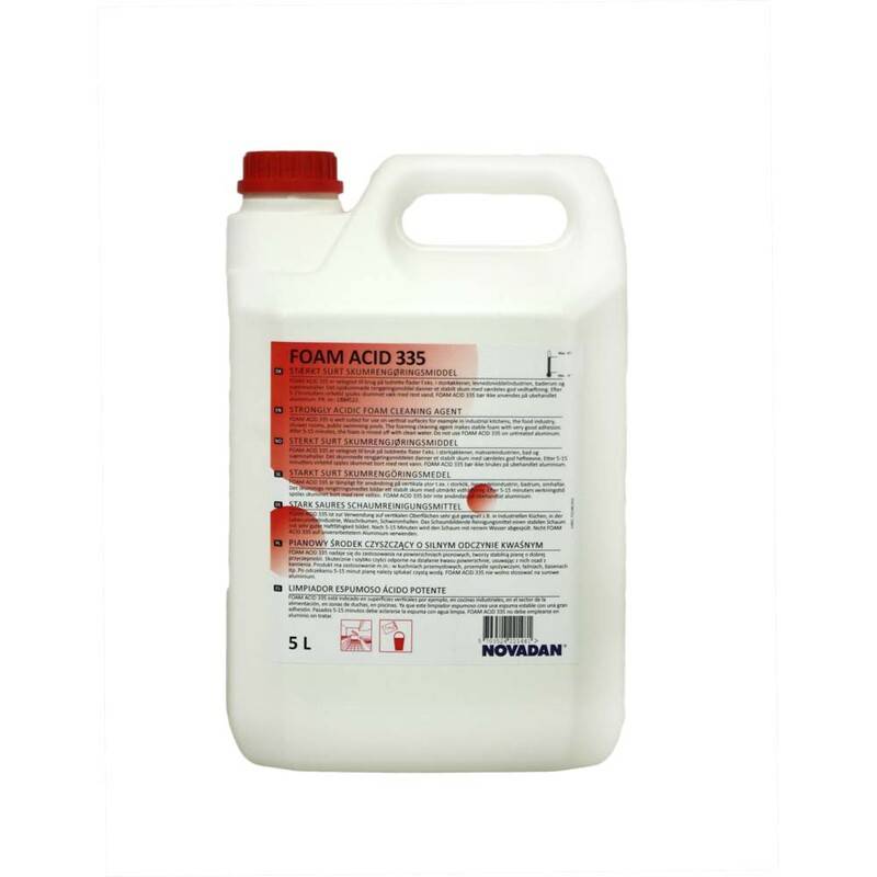 Kalkfjerner Foam Acid 335 skumreng&oslash;ring 5l
