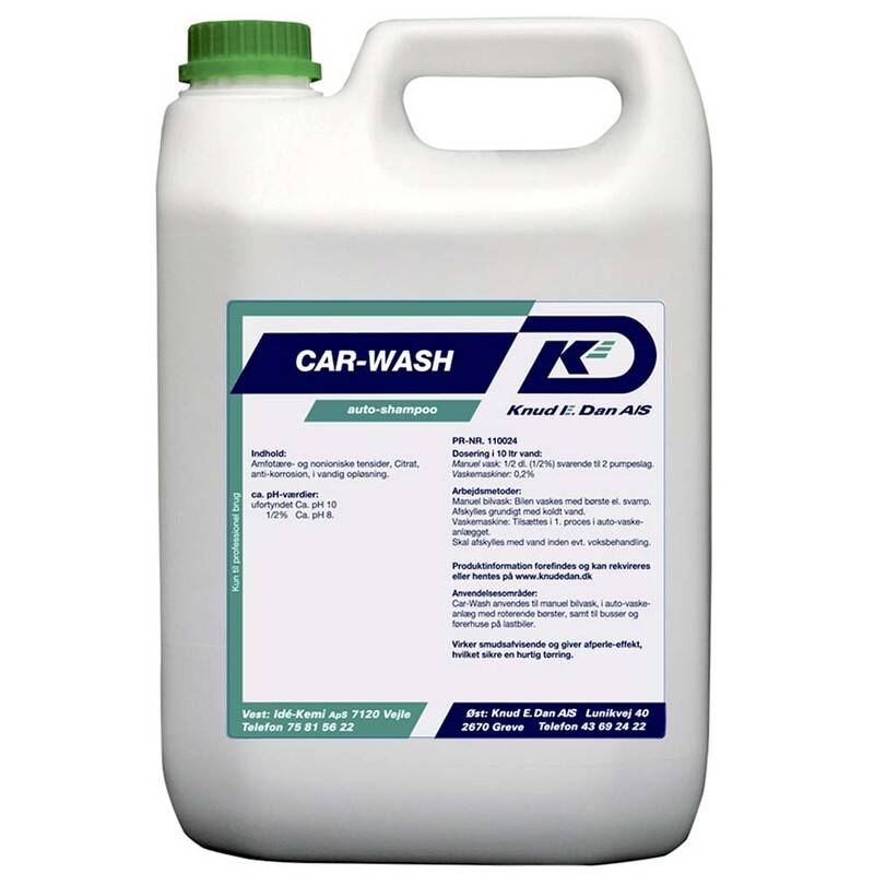 Autoshampoo Carwash 5l Bilreng&oslash;ring Hygiene & Janitorial 5.000 l
