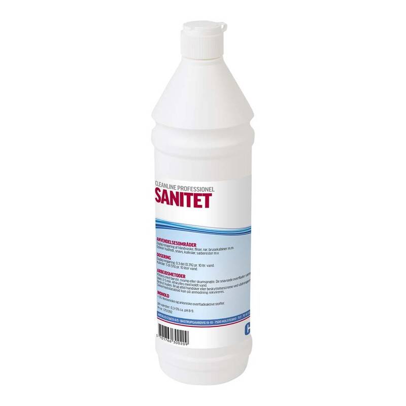 Reng&oslash;ring Sanitet Cleanline 1l Sanitetsreng&oslash;ring 1.000 l