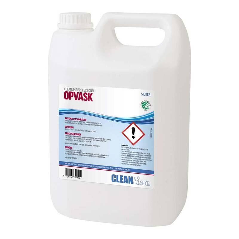 Opvaskemiddel Cleanline 5l H&aring;ndopvask 5.000 l
