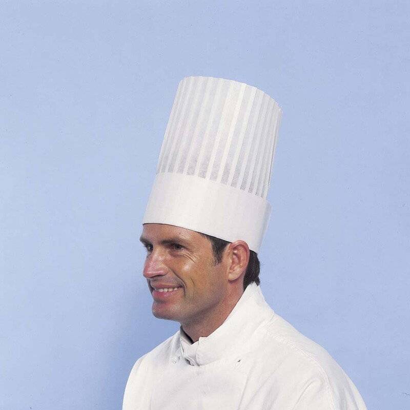 Kokkehuer Le Grand Chef Non-woven 25cm 10stk/pak