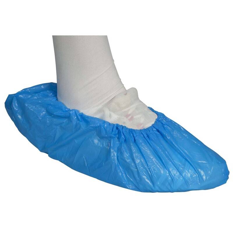 Skoovertr&aelig;k 41cm (50my) LDPE 100stk/pak