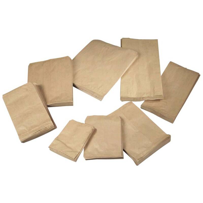 Gigantpose 10kg sidefals brun 310/90x535mm 250stk/pak 50g
