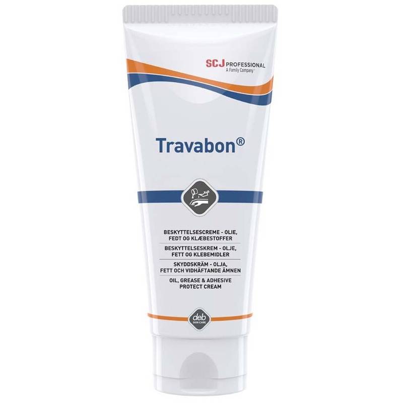 Hudcreme Travabon 100ml f&oslash;r arbejde H&aring;ndcreme Deb Tube Protect Cream