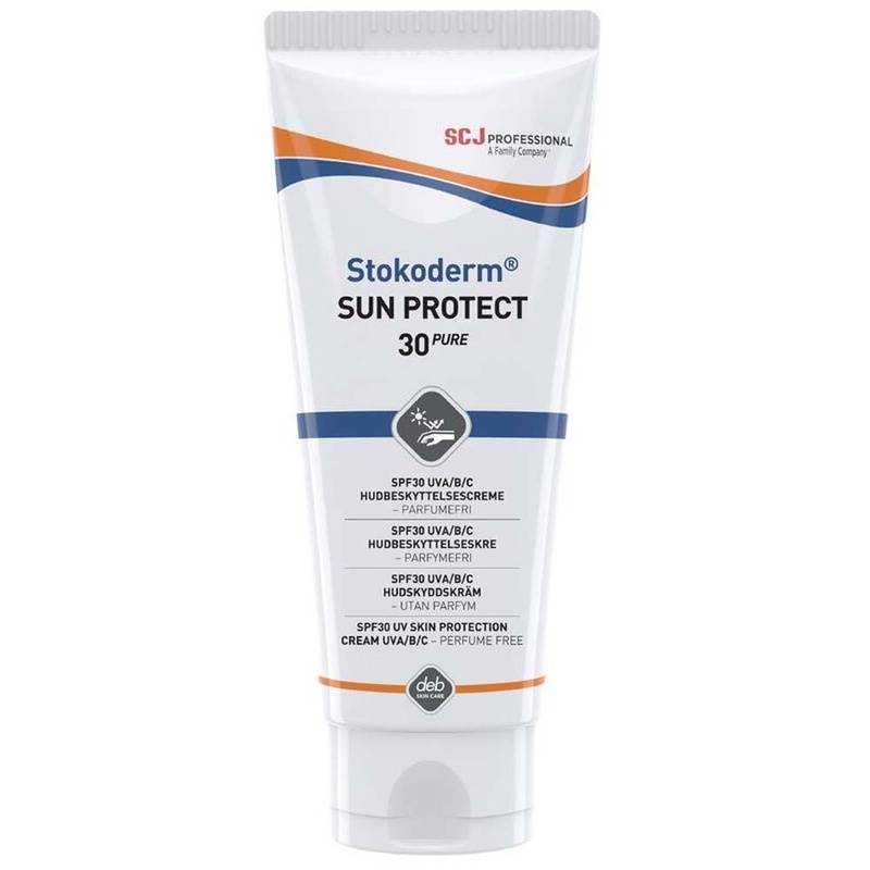 Solcreme Stokoderm Sun Protect 30 PURE 100ml tube SUN100ML