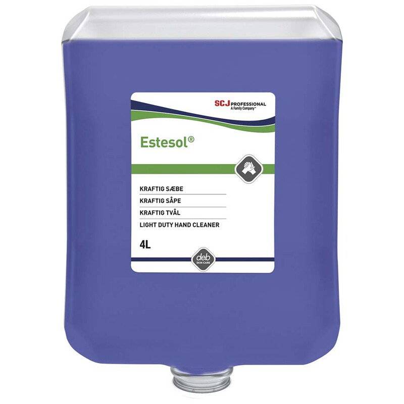Cremes&aelig;be Estesol 4l patron LTW4LTR Deb P&aring;fyldning 4.000 l bl&aring;