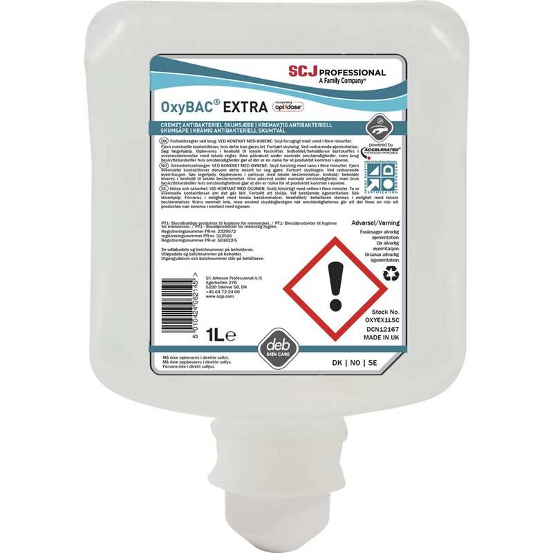 Skums&aelig;be Oxybac EXTRA 1l patron OXYEX1LSC