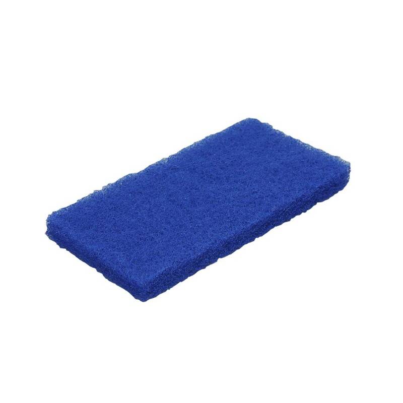 Skurenylon Vikan bl&aring; 125x250mm medium 5524