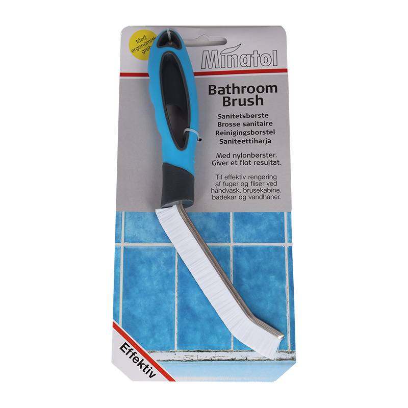 Fugeb&oslash;rste stiv 240mm bl&aring; B&oslash;rster og koste Hygiene & Janitorial