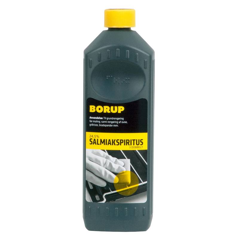 Salmiakspiritus 24,5\% 3-dobb. 0,5l Solvents Borup 0.500 l