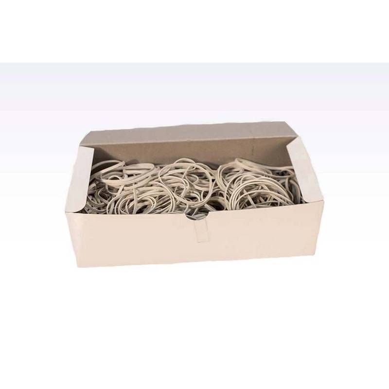 Gummib&aring;nd 220x5mm hvid ca. 130stk 500g/pak