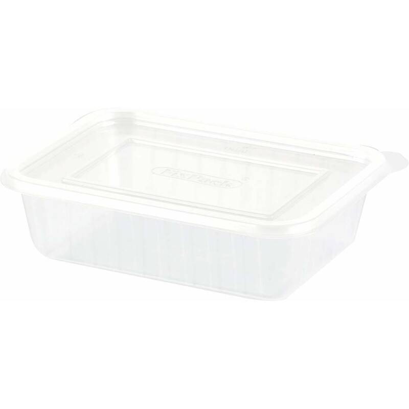 Plastbakke Fixpack PP klar 146x110x41mm 350ml 500stk/kar