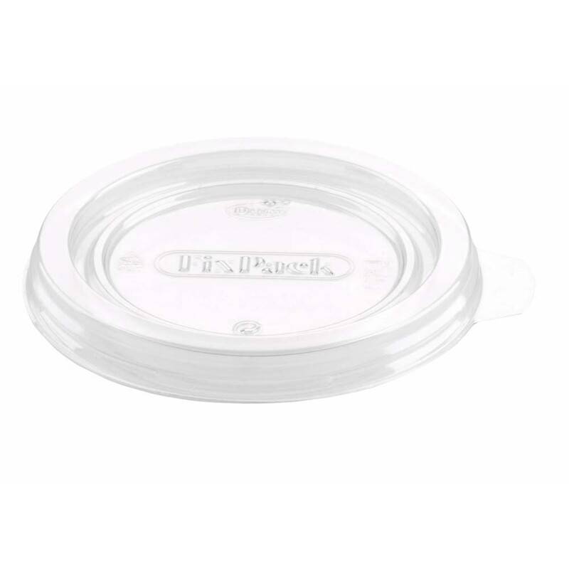 L&aring;g t/ Fixpack 110ml rund, &Oslash;80mm APET klar 1000stk/kar