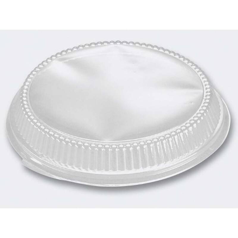 Plastl&aring;g 2,5cm dome t/foliebakke R-PET klar 200stk/pak