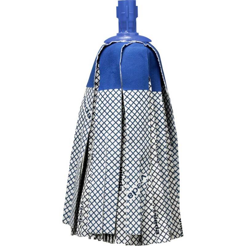 Vridmoppe Vileda bl&aring; Mopper Yarn mops bl&aring;/hvid