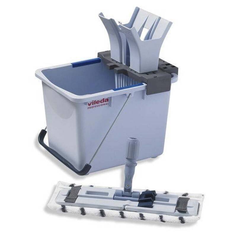 Fladmoppesystem Vileda spand/vrider/moppe/fremf&oslash;rer
