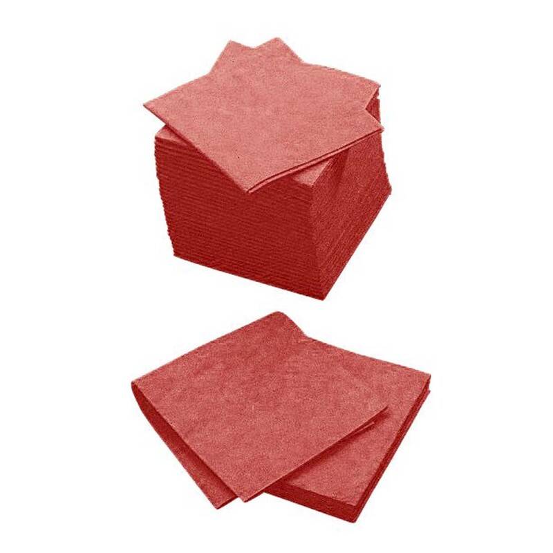 Alt-mulig-klud Cleanline r&oslash;d 38x38cm 140g 200stk/pak