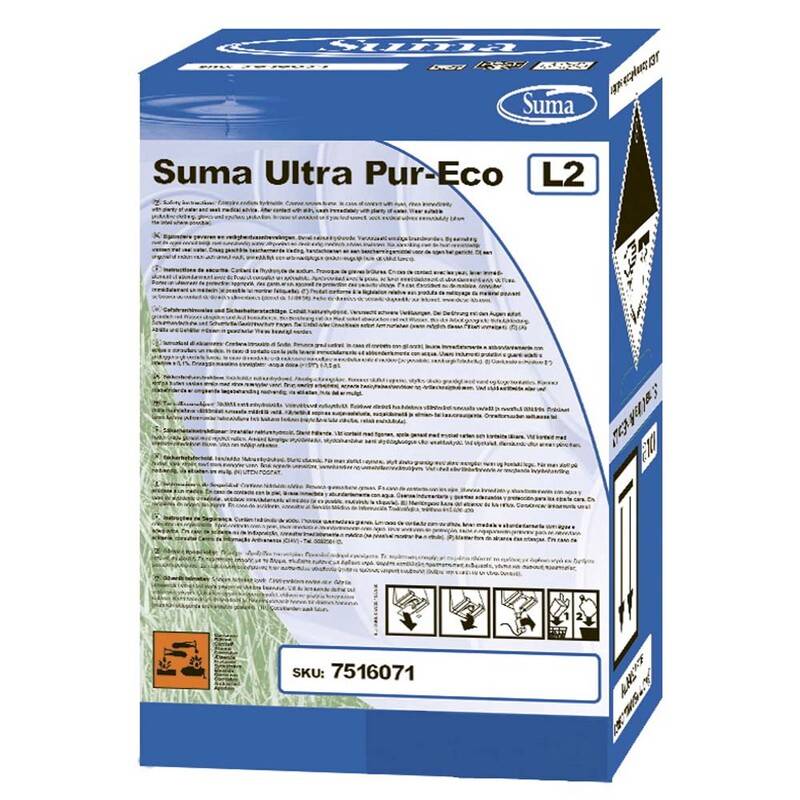 Maskinopvask Suma Ultra Pur-Eco L2 u/klor 10l/stk