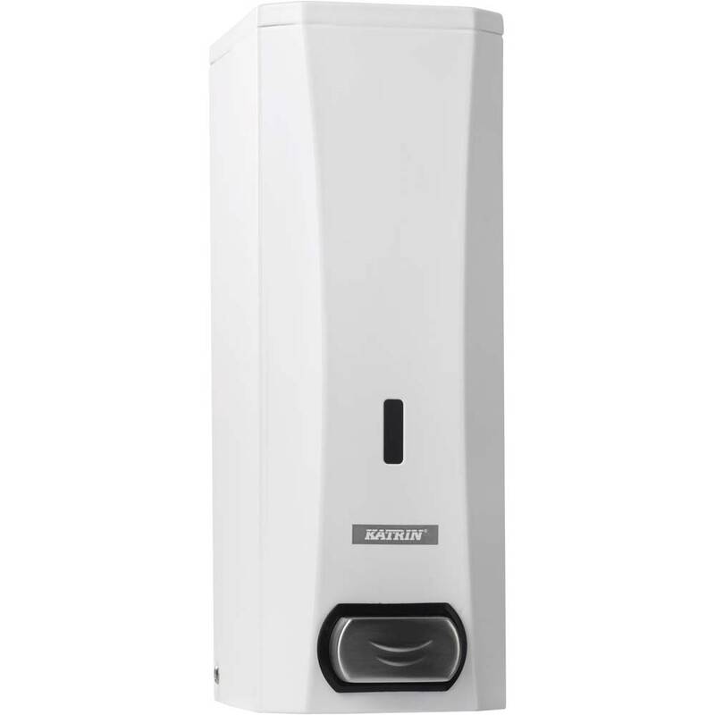 Dispenser t/s&aelig;be & skums&aelig;be foam Katrin hvid metal 982517