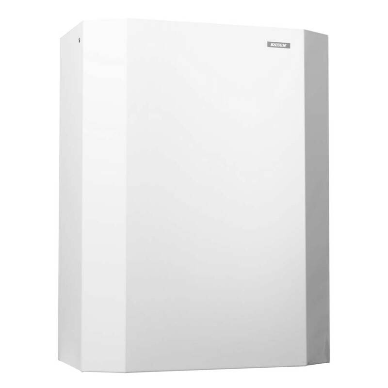 Affaldskurv Katrin Bin hvid hvid metal, 25l, 900788