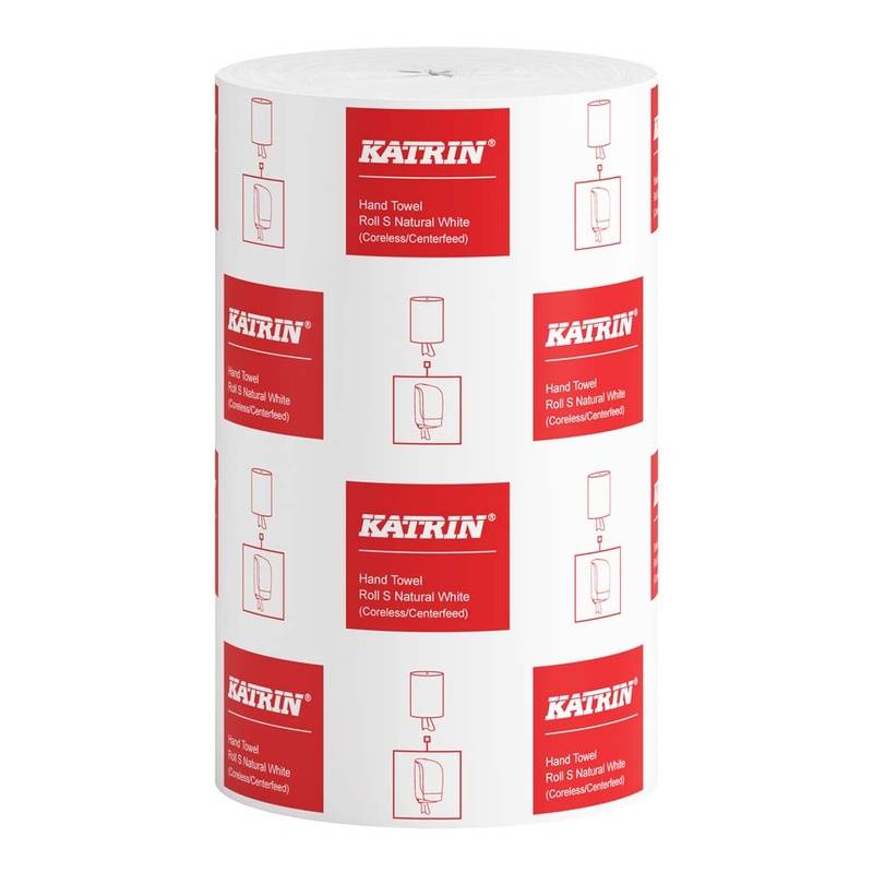 Aft&oslash;rringspapir Katrin Basic S 1-lag 20,5cmx100m 12rl 475505